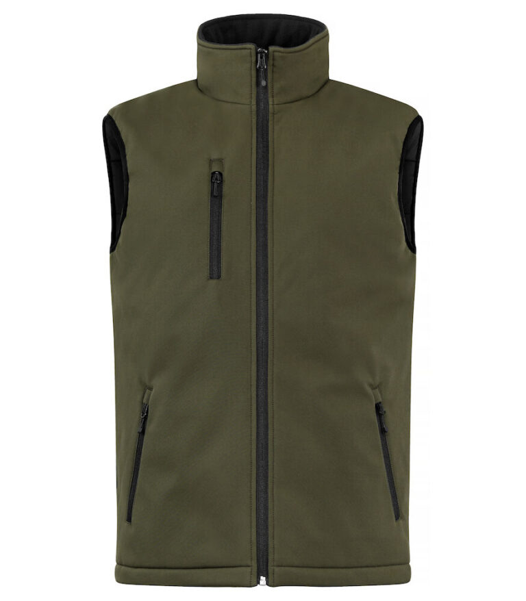 020958 75 PaddedSoftshellVest FogGreen front